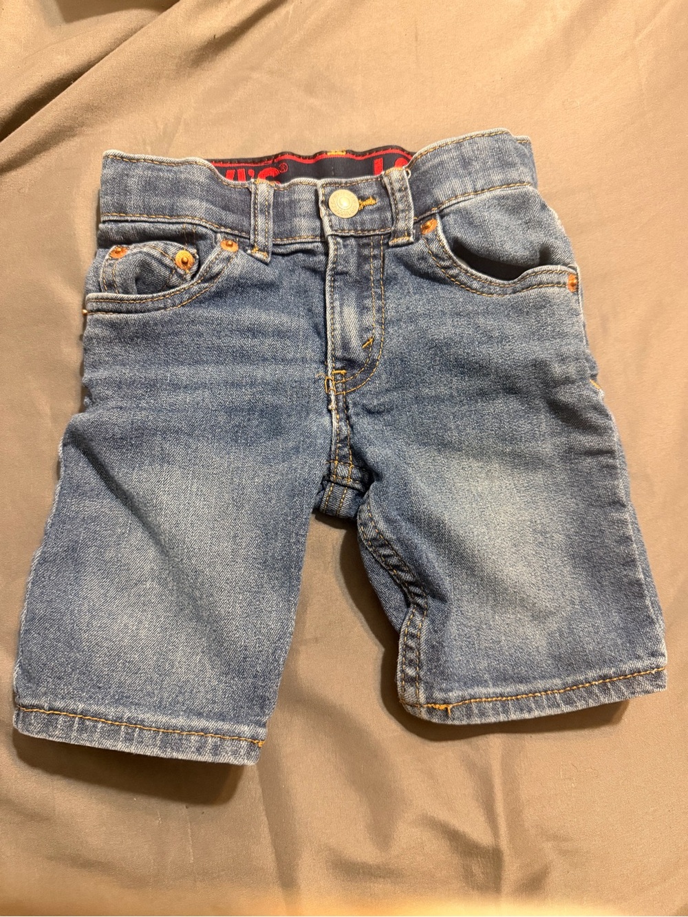 Levi's Light Blue Denim Kids Shorts